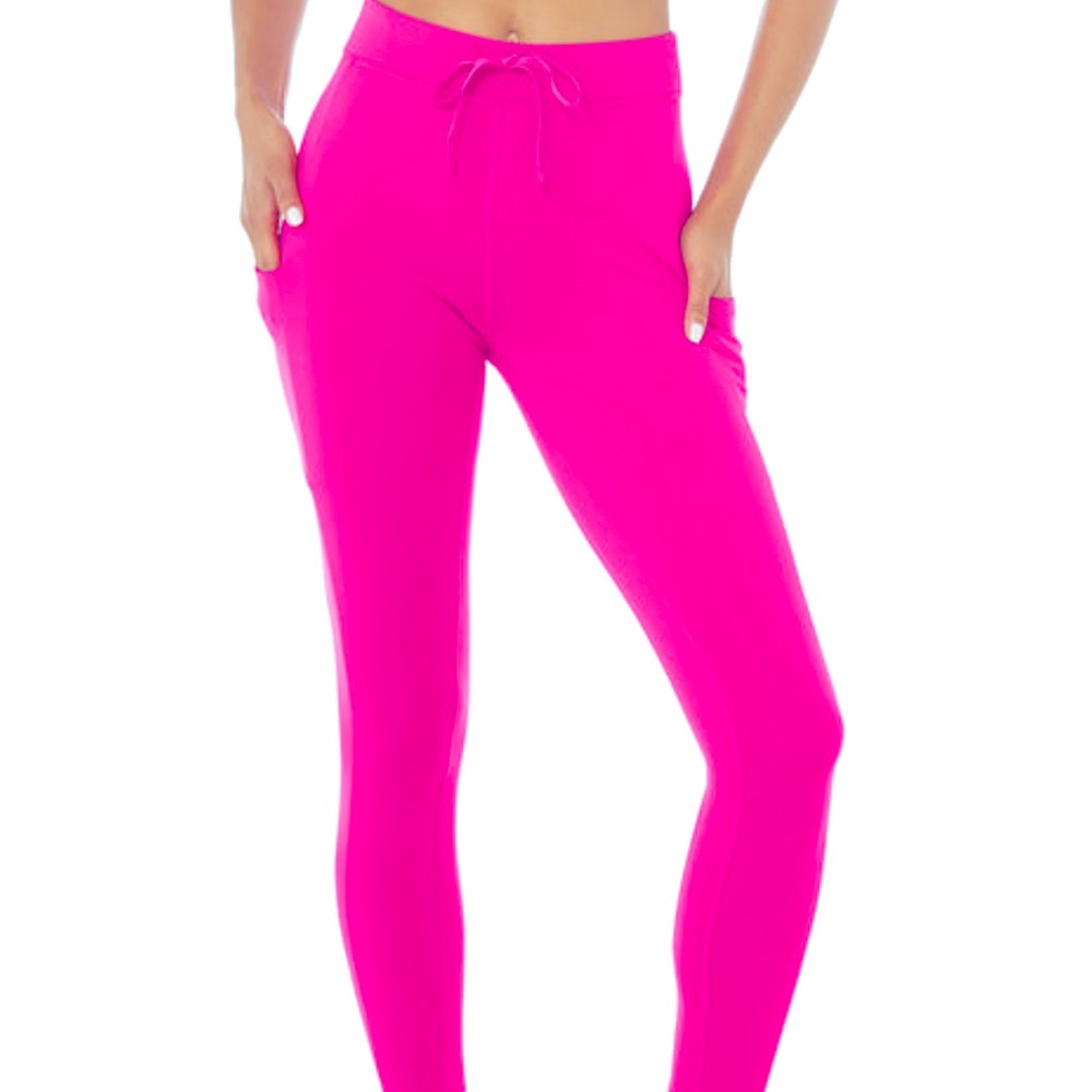 **NWT ALO YOGA NEON PINK LEGGINGS**